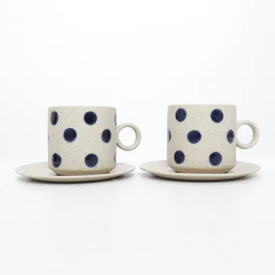Cup (Beige, Blue) from Nordal
