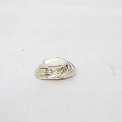 Broche (Sølv, Beige) Ukendt metal