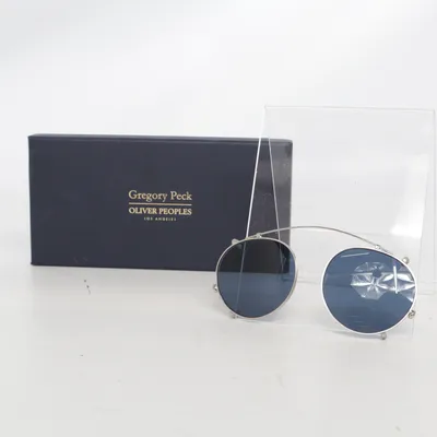 Clip-on sunglasses (Gregory Peck) from Oliver Peoples