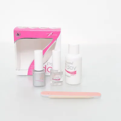 Nagelvårdskit (Vit, Silverfärgad, Transparent) från Depend Cosmetic