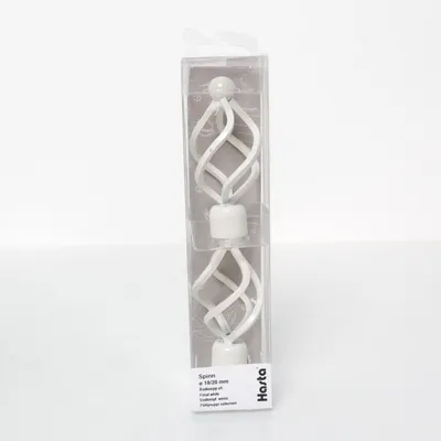 Curtain rod knobs (White) from Hasta