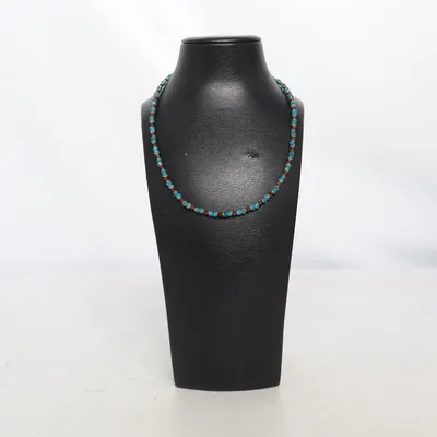 Necklace (Turquoise, Red, Gold) from U.S. Polo Assn. Unknown metal