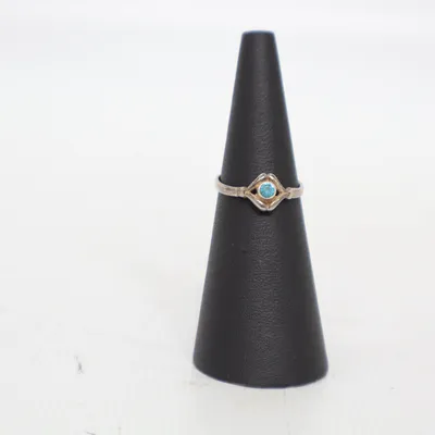 Ring (Sølv, Blå) Sølv