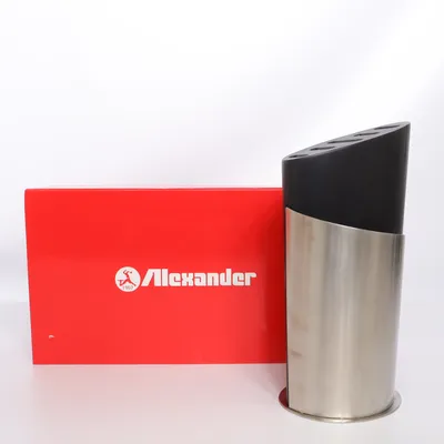 Knivställ (Svart, Silverfärgad) från Alexander