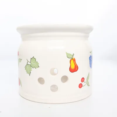 Candle holder (White, Multicolored) from Luciano