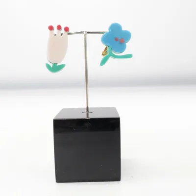 Oorbellen (Groen, Meerkleurig) Onbekend materiaal
