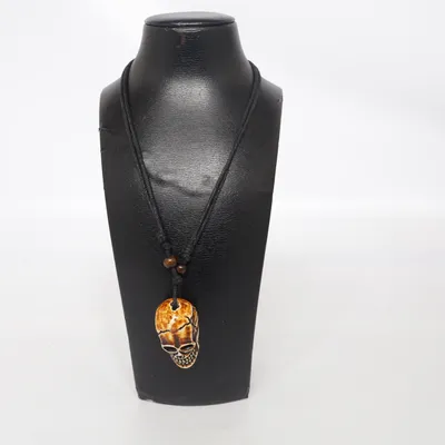 Collier (Noir, Marron) Métal inconnu