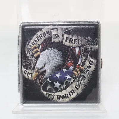 Cigarette case (Black, Multicolored)