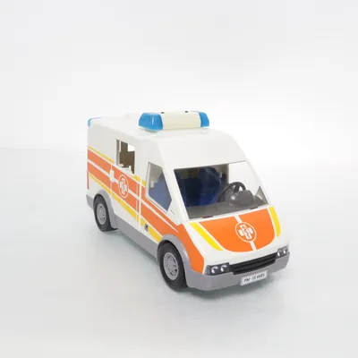 Leksaksbil (Vit, Orange, Gul) från Playmobil
