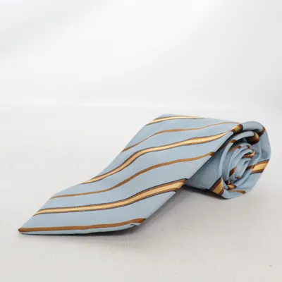 Tie (Blue, Multicolored) from Burberry Silk