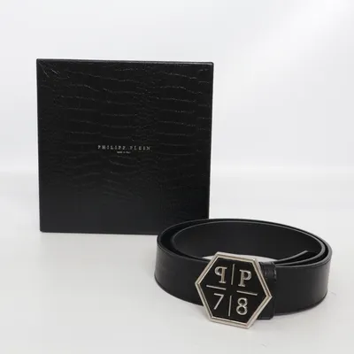 Belt (Black) from Philipp Plein Leather