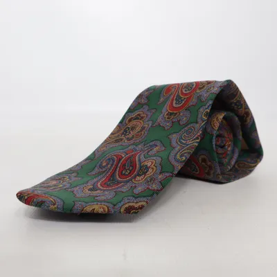 Tie (Green, Multicolored) from Etro Silk