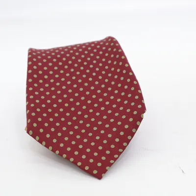 Krawatte (Rot, Grün) von Hermès Seide