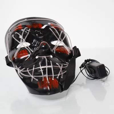 Maskeradmask (Svart, Röd, Silverfärgad)