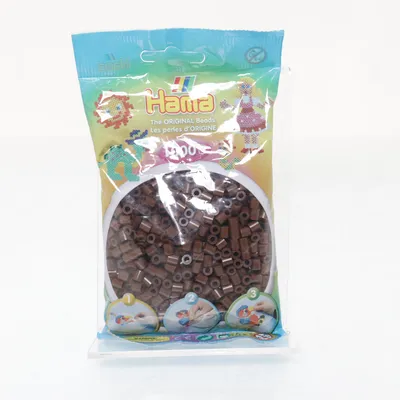 Plastic beads (Brown) from Hama