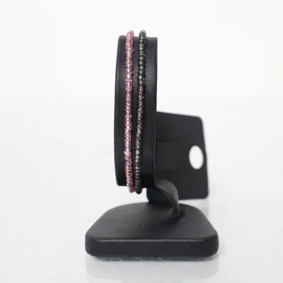Armband (Roze, Groen) van Handmade with Love Onbekend materiaal