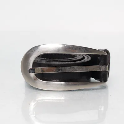 Bälte (Svart, Silverfärgad) från Topeco Skinn