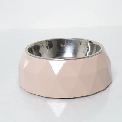 Matskål (Diamond bowl M, rose) från Little & Bigger
