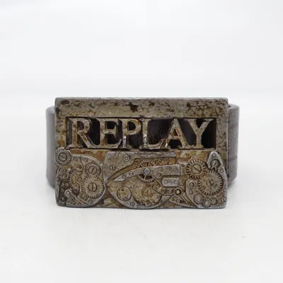 Belt (Black) from Replay Leather
