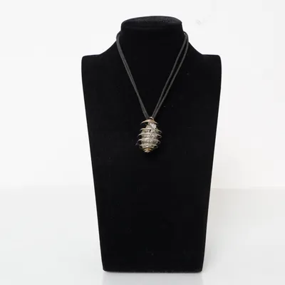 Halsband (Svart, Grå, Guldfärgad) Okänd metall