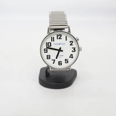 Armbandsur (Silverfärgad, Vit) från Talk Tech