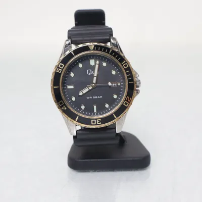 Wristwatch (Black, Gold) from QsQ