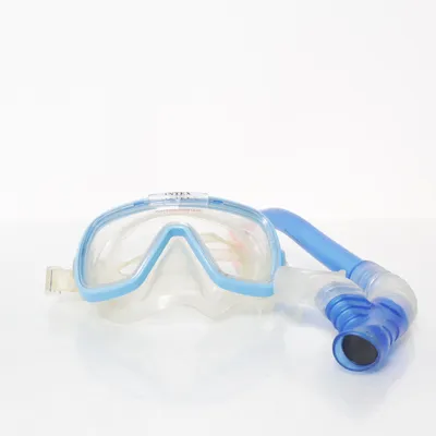 Diving mask (Blue, Transparent, Orange) from Intex