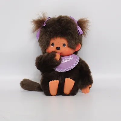 Doll (Brown, Purple) from Monchhichi