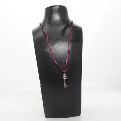 Halskæde (Lilla, Sølv) fra Thomas Sabo Sølv
