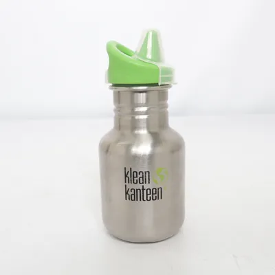 Termosmugg (Silverfärgad, Grön) från Klean Kanteen