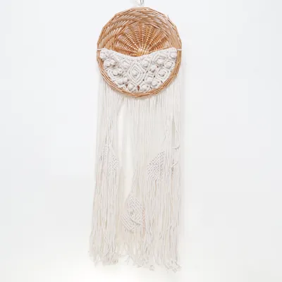 Wanddecoratie (Wit, Bruin)