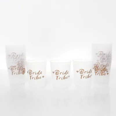 Drinking glass (White, Brown)
