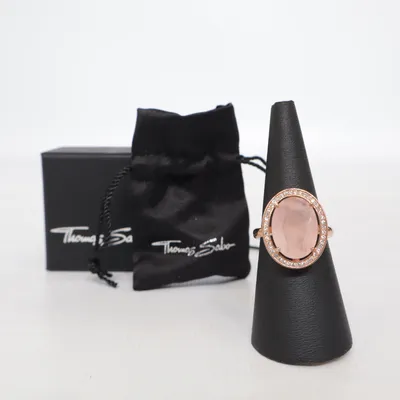 Ring (Rosa, Roséguldfärgad, Transparent) från Thomas Sabo Silver