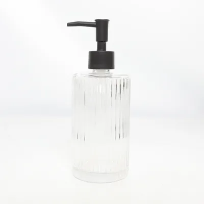 Sæbedispenser (Transparent, Sort)