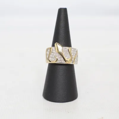 Ring (Guldfärgad, Silverfärgad) Okänd metall