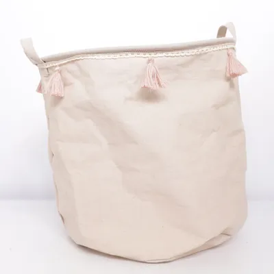 Laundry basket (Beige, Pink) from JaBaDaBaDo