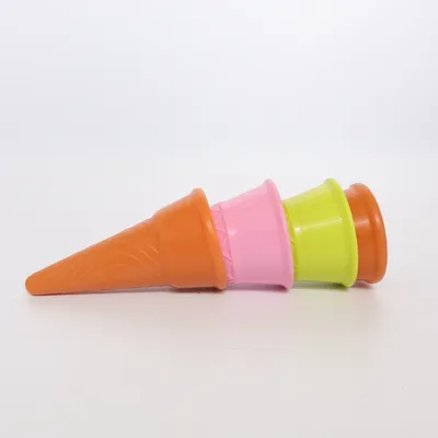 Poppenservies (Bruin, Roze, Groen)