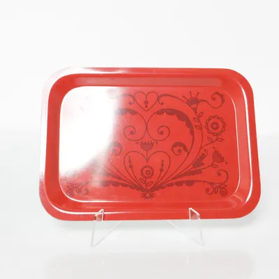 Tray (Red) from Åhléns