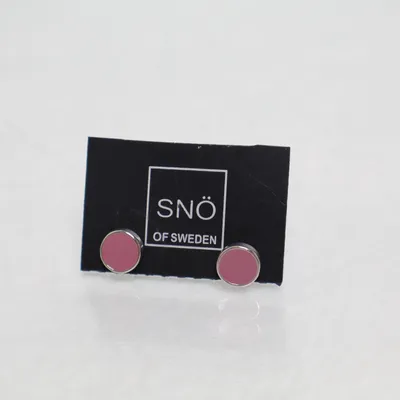 Örhängen (Lila) från Snö of Sweden Okänd metall