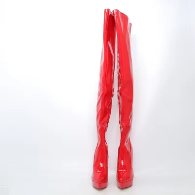 Bottes à talons (Rouge) de Giaro