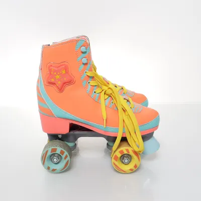 Rollerskates (Orange, Multicolored) from Nijdam