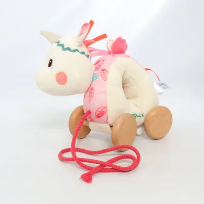 Pull toy (Unicorn) from Lilliputiens Cotton, Polyester