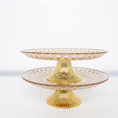 Tårtfat (Guldfärgad)