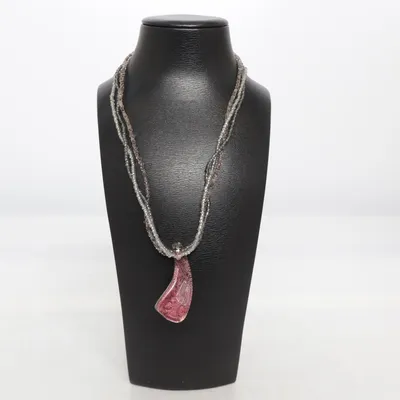 Halsband (Grå, Guldfärgad) från Glamour Okänd metall