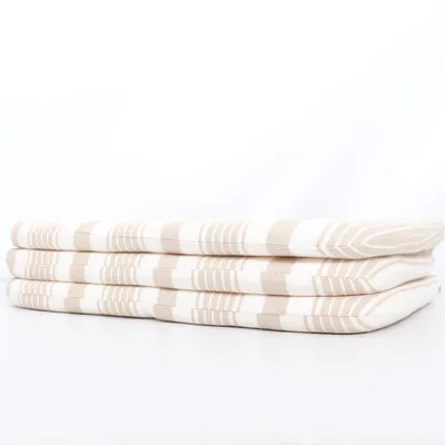 Stoelkussen (Beige, Wit) van Eight Mood Katoen