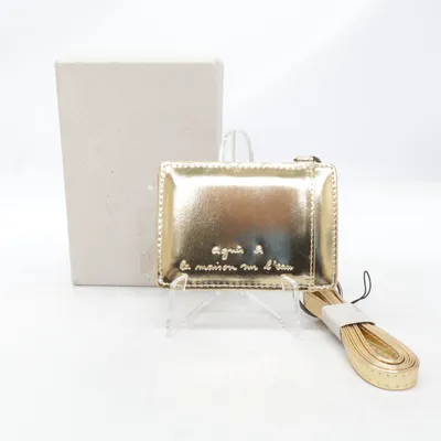 Card holder (Gold) from Agnès B.