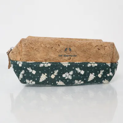 Necessär (Grön, Brun, Vit) från The Body Shop Bomull, Polyester