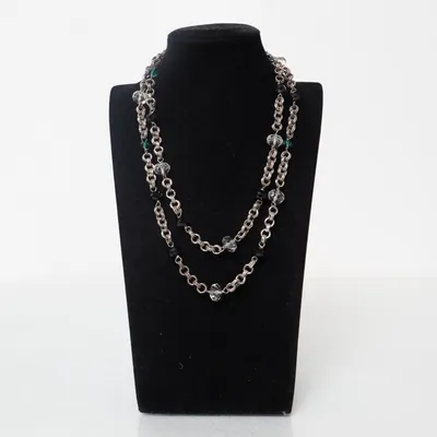 Halsband (Silverfärgad, Svart, Transparent) från Snö of Sweden Okänd metall