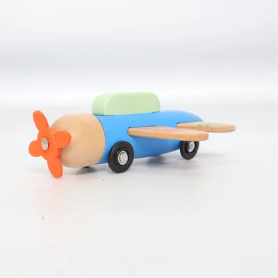 Speelgoed vliegtuig (Blauw, Meerkleurig) van Hema