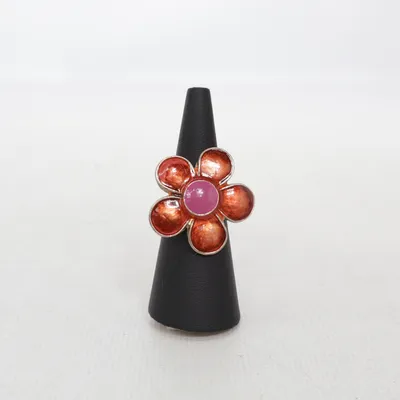 Ring (Red, Purple, Silver) Unknown metal